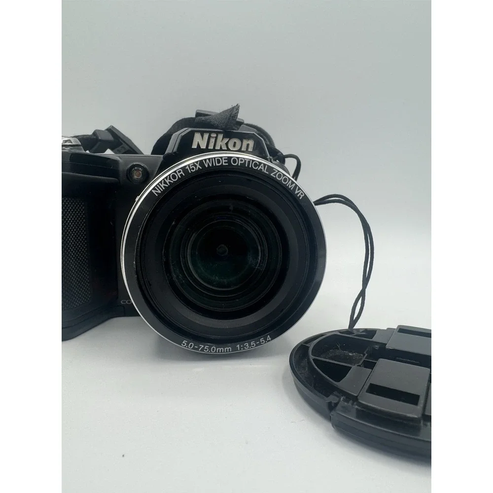 Nikon COOLPIX L110 12.0MP Digital Camera 15x Optical Zoom Black Tested/Working